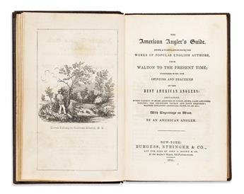 (SPORTS--ANGLING.) [John J. Brown.] The American Anglers Guide.